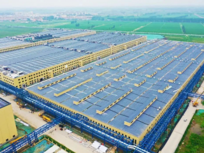 桐昆恒陽聚紡CP3-4紡絲TMT設(shè)備橋架電纜安裝如火如荼進(jìn)行中